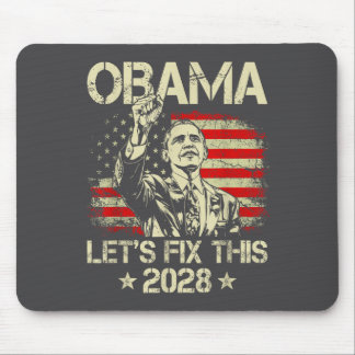 Mousepad Obama 2028 Let's Fix This Obama 48th President