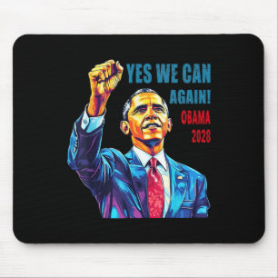 Mousepad Obama 2028 Sim Podemos Novamente Obama 48º Preside