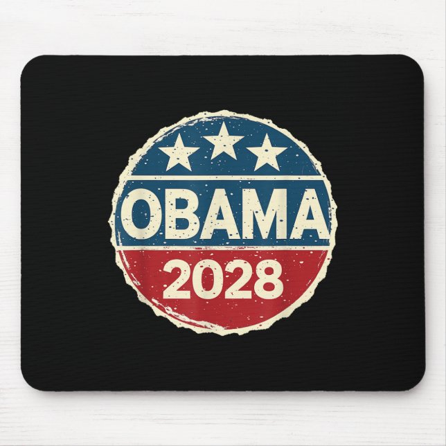 Mousepad Obama Para O Presidente 2028 Obama 2028 (Frente)