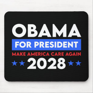 Mousepad Obama Para O Presidente 2028 Torne A América Mais 
