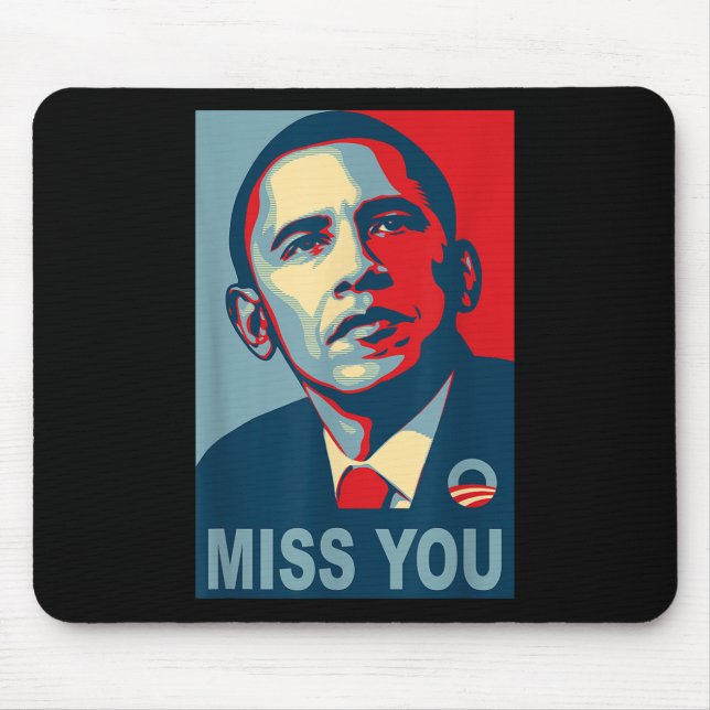 Mousepad Obama Sente Sua Camisa Política (Frente)