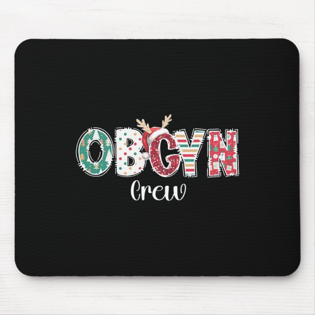 Mousepad Obgyn Crew Obstetrícia Ob Gyn Group Team (Frente)