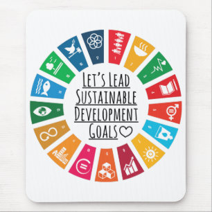Mousepad Objetivos de Desenvolvimento Sustentável do SDG da