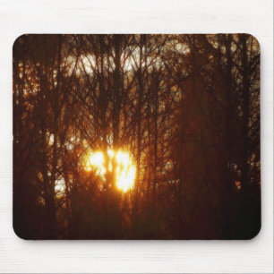 Mousepad OBRA-PRIMAS da luz solar da NATUREZA através das