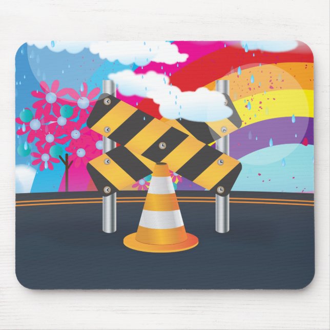 Mousepad Obras na Estrada (Frente)
