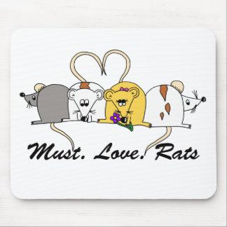 Mousepad Obrigação. Amor. Ratos Mousemat