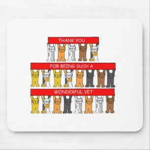 Mousepad Obrigado ao veterinário maravilhoso