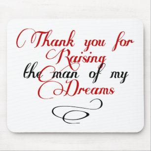 Mousepad Obrigado aumentando o homem de meus sonhos