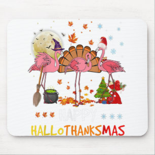 Mousepad Obrigado Feliz de Halloween do Flamingo Flamingo H