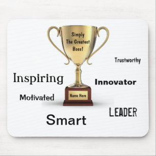 Mousepad Obrigado presentes para o chefe