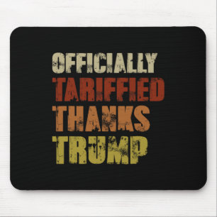 Mousepad Obrigados Oficialmente Tarifados Trump Retro 8647 