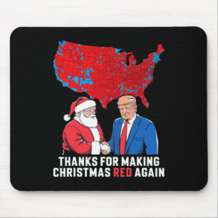 Mousepad Obrigados Para Fazer De Natal Vermelho Novamente T