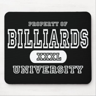 Mousepad Obscuridade da universidade dos bilhar