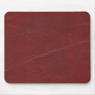 Mousepad Obscuridade do falso - couro vermelho