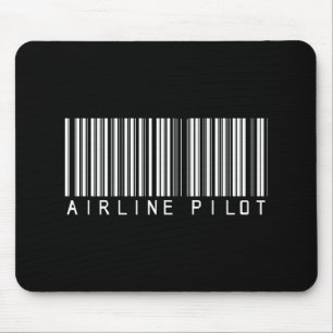 MOUSEPAD OBSCURIDADE DO PILOTO DA LINHA AÉREA DO BAR