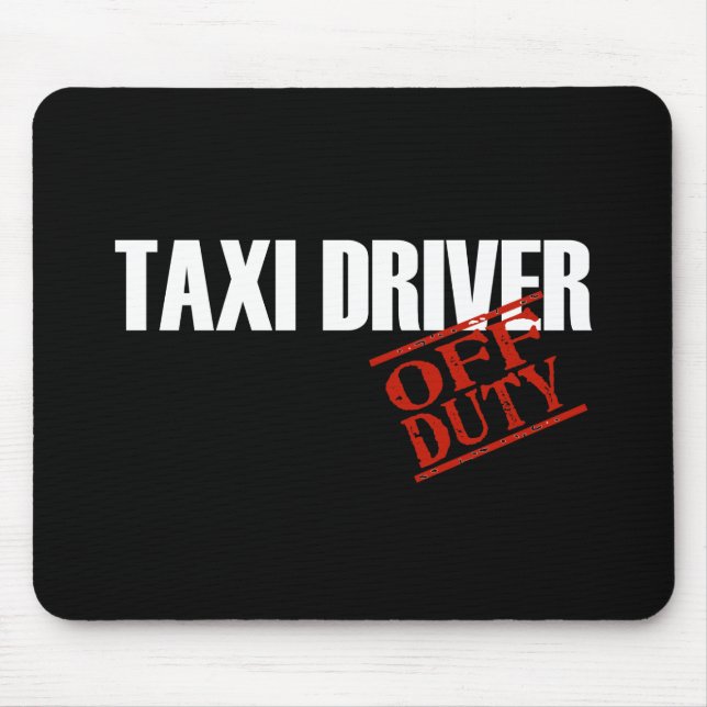MOUSEPAD OBSCURIDADE FORA DE SERVIÇO DO TAXISTA (Frente)