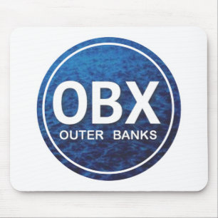 Mousepad OBX NC Outer Banks North Carolina Beach Tag