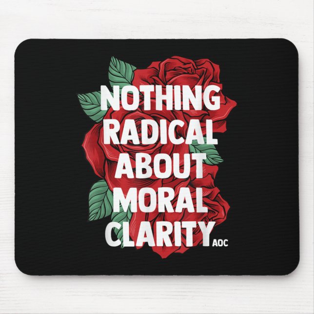 Mousepad Ocasio Cortez Cita Dizendo Slogan Aoc Liberal Gift (Frente)