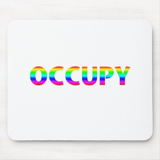 Mousepad Occupy Rainbow (Frente)