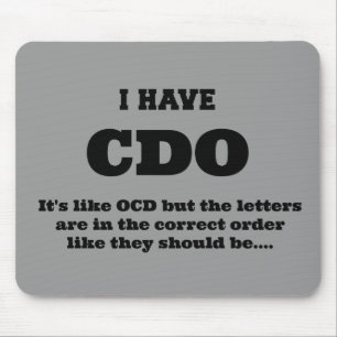 MOUSEPAD OCD -