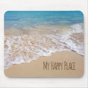 Mousepad Ocean Beach Happy Place