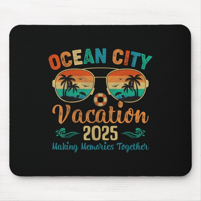 Mousepad Ocean City Beach Vacation 2025 Friends Family Summ (Frente)