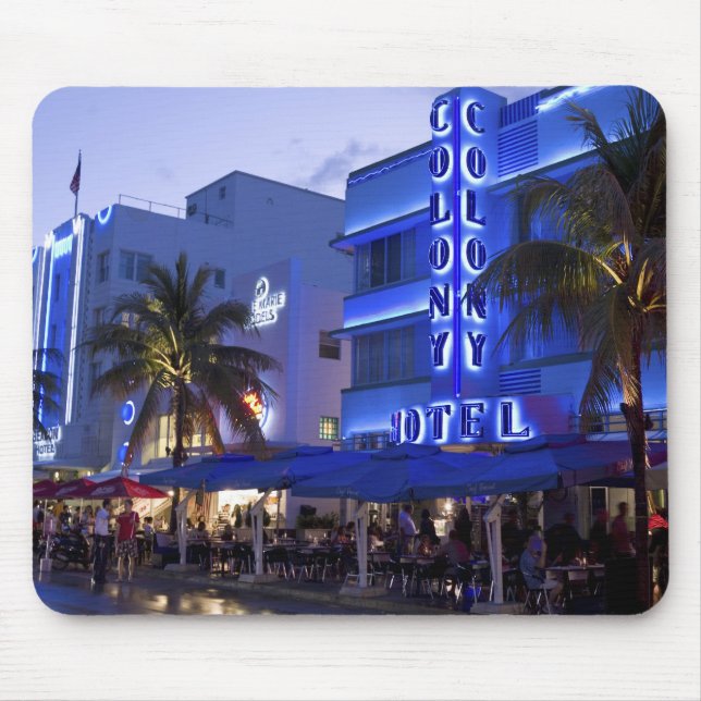 Mousepad Ocean Drive, South Beach, Miami Beach, 2 (Frente)