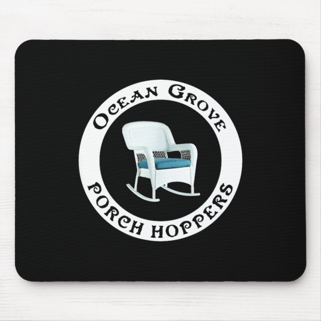 Mousepad Ocean Grove Nj Rch Hopper Summer Beach Gift Men Wo (Frente)