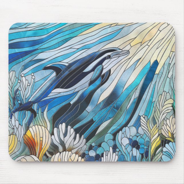 Mousepad Ocean Life - Mosaico de Arte Digital (Frente)