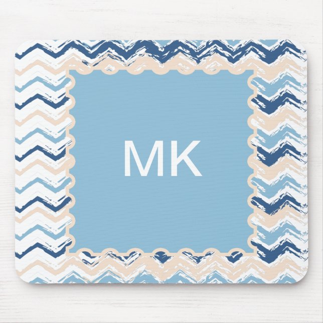 Mousepad Ocean Waves Chevron (Frente)