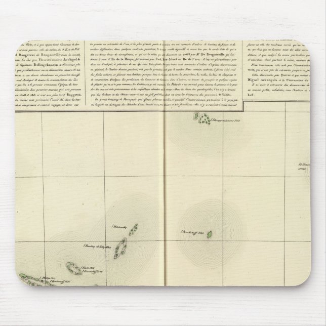 Mousepad Oceânia das Ilhas Tuamotu n.o 43 (Frente)