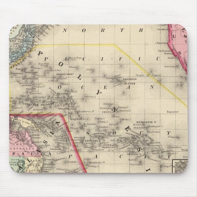 Mousepad Oceanica, Ilhas Sandwich (Frente)