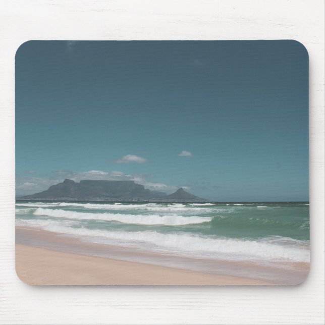 Mousepad Oceano de Montanha da Cidade do Cabo (Frente)