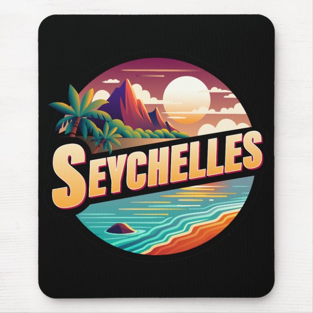Mousepad Oceano Índico das Seicheles (Frente)