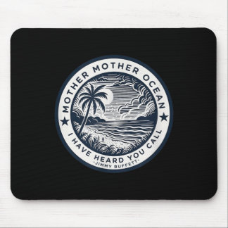 Mousepad Oceano Mãe Vintage Jimbuffett Tributo Latitudes