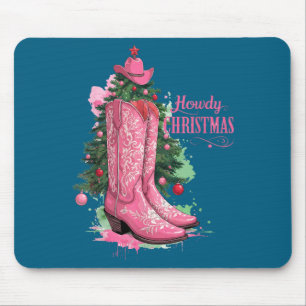 Mousepad Ocidental, Como está, Natal e Árvore, Bota de Cowb