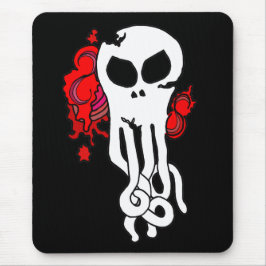 Mousepad Octo - crânio vermelho