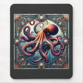 Mousepad Octopus Art Deco