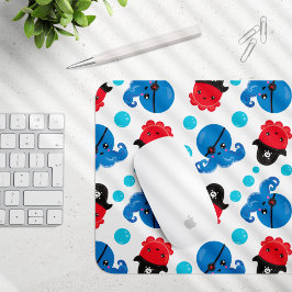 Mousepad Octopus Pirata, Padrão de Octopus, Animais do Mar