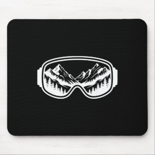 Mousepad Óculos de Esqui de Montanha Neve Freestyle Ski Out