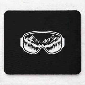 Mousepad Óculos de Esqui de Montanha Neve Freestyle Ski Out