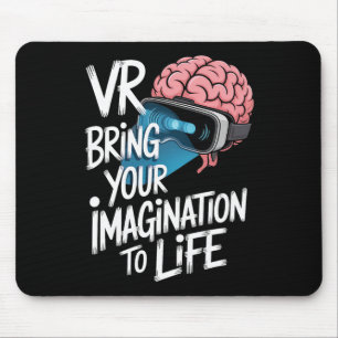 Mousepad Óculos de realidade virtual alimentados pela imagi