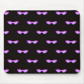 Mousepad Óculos de sol brilhantes rosa brega
