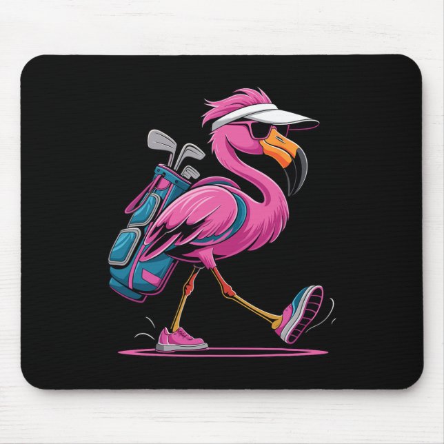 Mousepad Óculos de Sol Ping Flamingo Golf para Mulher Senho (Frente)