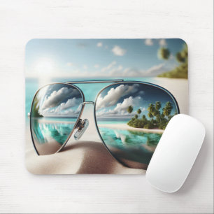 Mousepad Óculos de sol tropicais