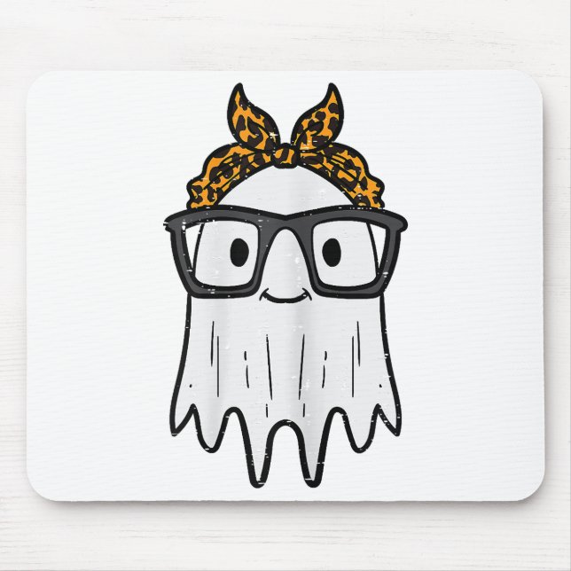 Mousepad Óculos Fantasmas do Halloween (Frente)