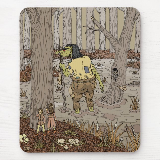 Mousepad Ocultando do Troll Stinkbottom (Frente)