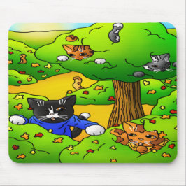 Mousepad Ocultar e Procurar Gatos