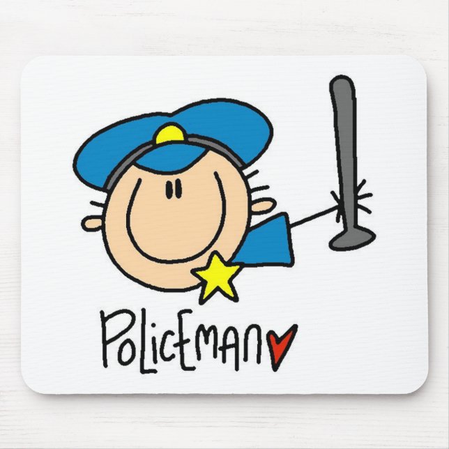 Mousepad Ocupação de Policial (Frente)