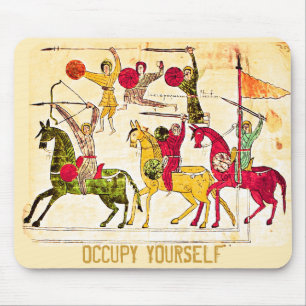 Mousepad Ocupe a almofada medieval da arte